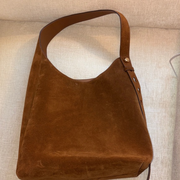 Tory Burch Handbags - Tory Burch Suede Shoulder Hobo Bag in Brown, comes with dust bag